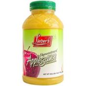 Lieber's apple sauce unsweetened 46 oz