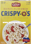 Gefen Crispy-O's Honey Flavored Cereal 6.6 oz