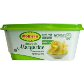 Mother's Kosher For Passover Soft Sweet Unsalted Margarine (Tub) 16 oz