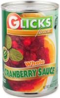 Glicks Cranberry Sauce Whole 16 oz