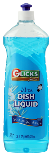Glicks Blue Juniper Breeze Dish Liquid 25 oz