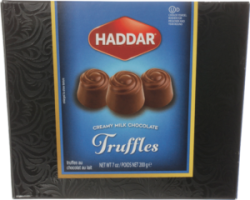 Haddar Creamy Milk Chocolate Truffles 7 oz (dairy)