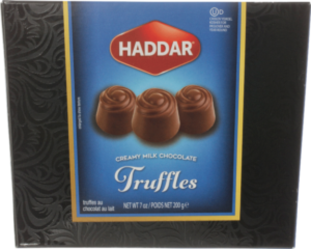 Haddar Creamy Milk Chocolate Truffles 7 oz (dairy)