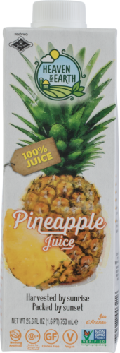 Heaven & Earth Queen Pineapple Juice 25.6 oz