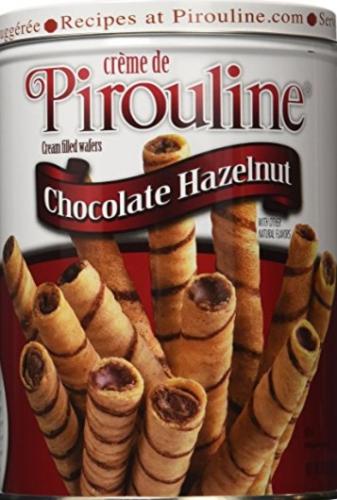 Pirouline Chocolate Hazelnut Wafer Rolls 14.1 oz.