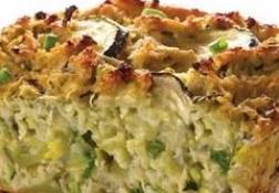 Homemade Zucchini Kugel - Serve 6 to 8 People