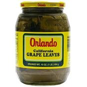 Orlando California Grape Leaves (Drained WT 16 oz)