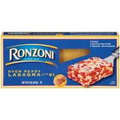 Ronzoni Oven Ready Lasagna 8 oz