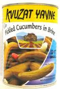 Kvuzat Yavne Pickled Cucumbers In Brine 13-17 Small 19 oz