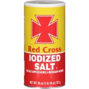 Red Cross Iodized Salt 26 oz