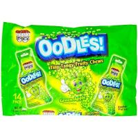 Paskesz Oodles Tiny Tangy Fruity Chews Green Apple Flavor 7.9 oz