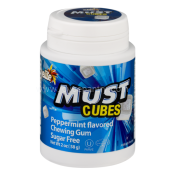 Elite Must Cubes Peppermint Flavored chewing Gum 2 oz