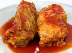 Stuffed Beef Cabbage with one Free Side Dish