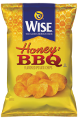 Wise Honey Barbecue Flavored Potato Chips 4.5 oz