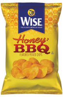 Wise Honey Barbecue Flavored Potato Chips 4.5 oz