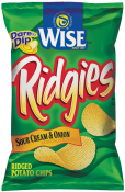 Wise Sour Cream & Onion Artificially Flavored Potato Chips 4.5 oz