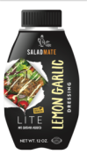 Salad Mate Lite Lemon Garlic Dressing 12 oz