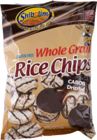 Shibolim Whole Grain Rice Chips Carob Coated 3.5 oz (kitniyot)