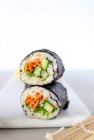 Cucumber Carrot Sushi Roll (8 Pieces)
