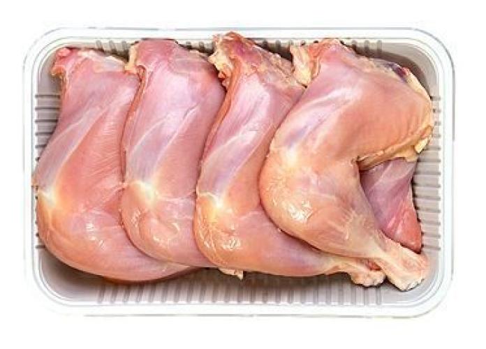 Skinless Chicken Legs Quater 5pcs 3.5lb Pack