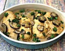 Chicken Marsala with one Free Side Dish