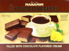 Manamim Coated Wafers Filled With Chocolate Cream 14.1 oz.