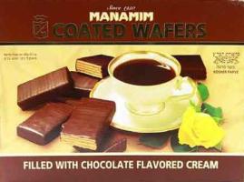 Manamim Coated Wafers Filled With Chocolate Cream 14.1 oz.