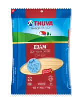 Tnuva Edam Light Sliced Cheese Deli Cut 6 oz