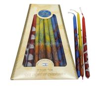 Safed Candles Hand Crafted Multi-color