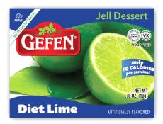 Gefen Diet Lime Jell Dessert 0.35 oz