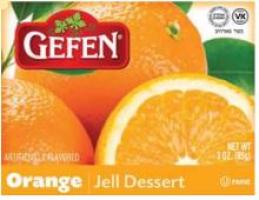 Gefen Orange Jell Dessert 3 oz