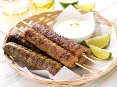 Grilled Beef Kifta Kebab with one Free Side Dish