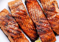 House Special Grilled Salmon - Passover Entrées