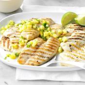 Grilled Tilapia with one Free Side Dish