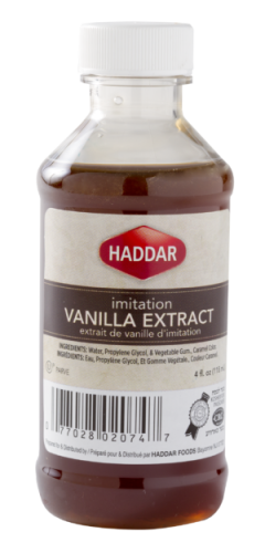 Haddar Imitation Vanilla Extract 4 oz