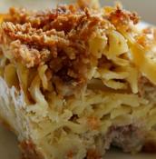 Homemade Apple Kugel - Serve 6 to 8 People