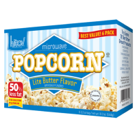 Kitov Lite Butter Flavored Microwave Popcorn Pack of 6