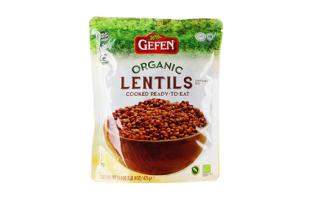 Gefen Organic Lentils cooked Ready to Eat 16.9 oz