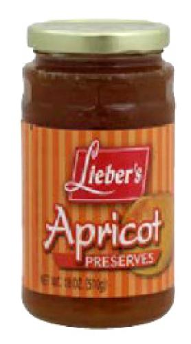 Lieber's Apricot Preserves 18 oz