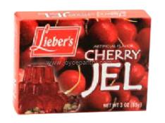 Lieber's Artificial Flavor Cherry Jel 3 oz