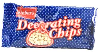 Lieber's White Decorating Chips 9 oz