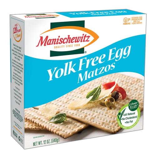 Manischewitz Yolk Free Egg Matzo 12 oz