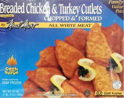 Meal Mart Family Value Pack Breaded Chicken & Turkey Cutlets 21 oz