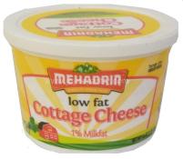 Mehadrin Low Fat Cottage Cheese 1% Milk fat 16 oz