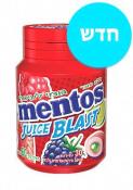 Mentos Juice Blast Mixed Fruit - Lime Flavored Gum 30 Pieces