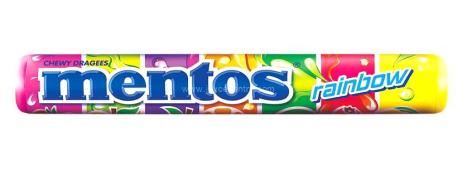 Mentos Rainbow Flavored Chewy Dragees 1.32 oz