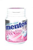 Mentos White Fruit Mint Flavor Gum 40 Pieces