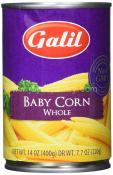 Galil Baby Corn Whole 14 oz