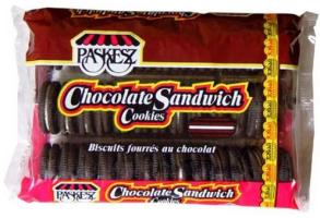 Paskesz Chocolate Sandwich Cookies 16 oz