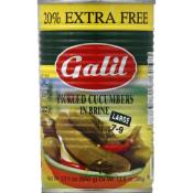 Galil cucumber pickles 7-9 in brine 23 oz